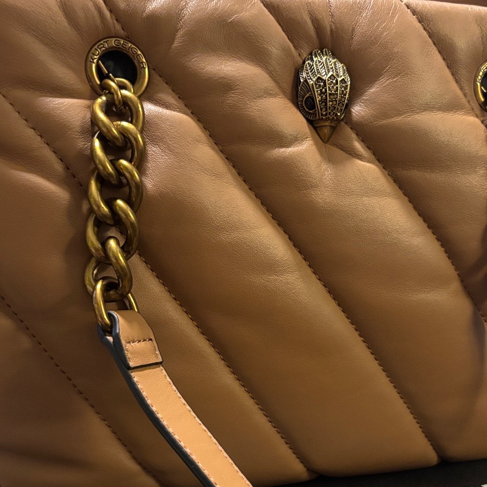 Kurt Geiger NWT Camel SoHo Shoulder Bag - Picture 13 of 13